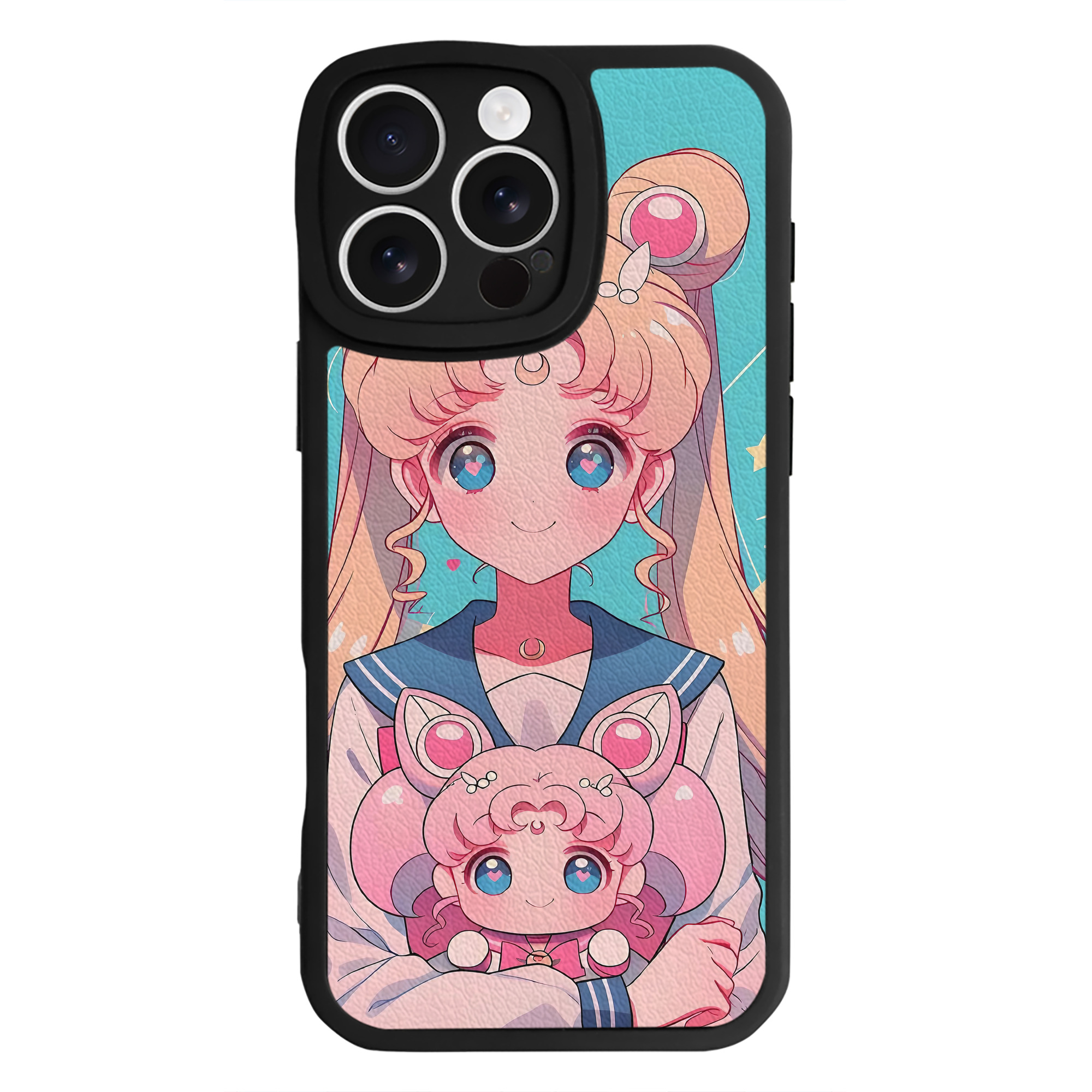 （画像用） 美少女戦士セーラームーン Sailor Moon 【iPhone 16シリーズ対応】シリコンスマホケース（レザー調） 材質：シリコン
